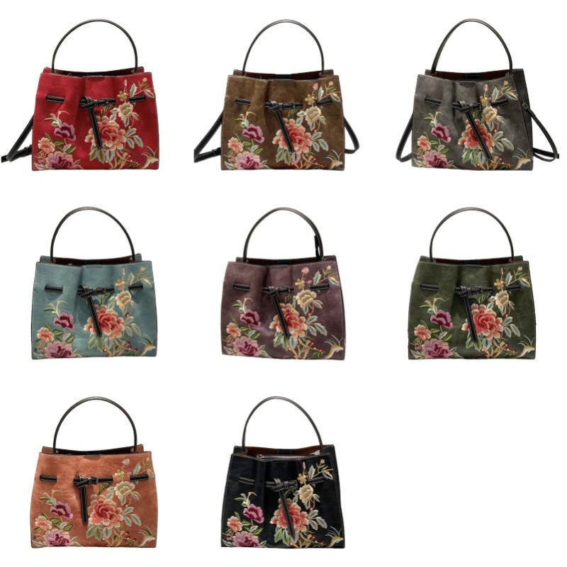 Chinese-style Hand-carrying Crossbody Shoulder Bag