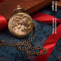 Chinese Dragon Mechanical  Pocket Watch
