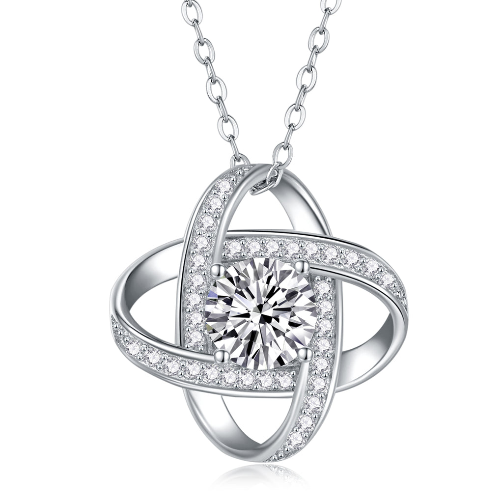 , Silver Pendant Necklace S925, Silver-