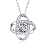 , Silver Pendant Necklace S925, Silver-