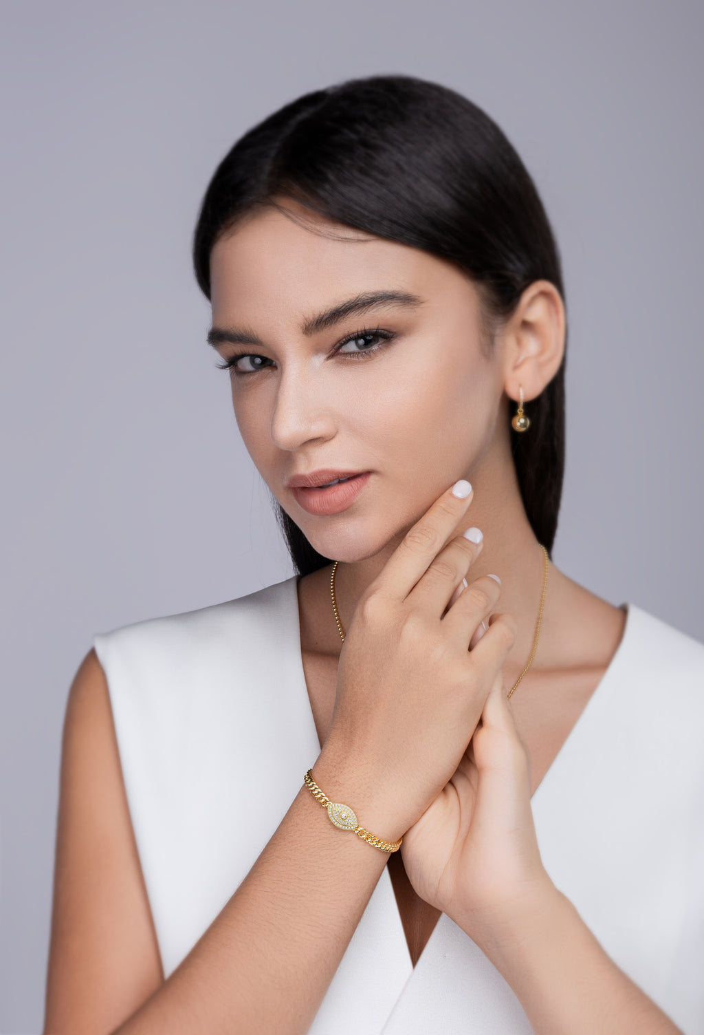 Silver Bracelet Is S925 Silver-plated With Gold