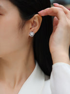 Earrings Set With 0.5-carat Stud Earrings,