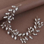 Horse Eye Silver Flexible Chain Headband Headwear Wedding