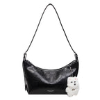 Solid-color  Underarm Single-shoulder Crossbody Bag