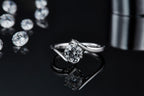 1-carat Top-quality Moissanite S925 Silvern