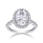 A Wedding Ring Set With  Moissanite S925 Silver