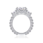 Three-diamond Shining - Set With Top-quality 5-carat Moissanite
