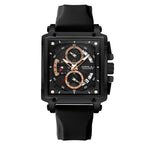 Simple Business Tape Mens Calendar Watch