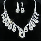 Diamond Suit Set Big Chain Necklace Set