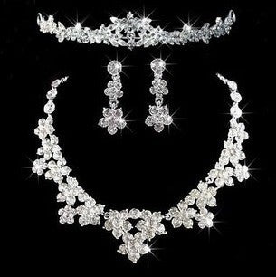 Bridall three sets necklace,wedding jewelry set