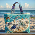 Printed Tote And Shoulder Bag