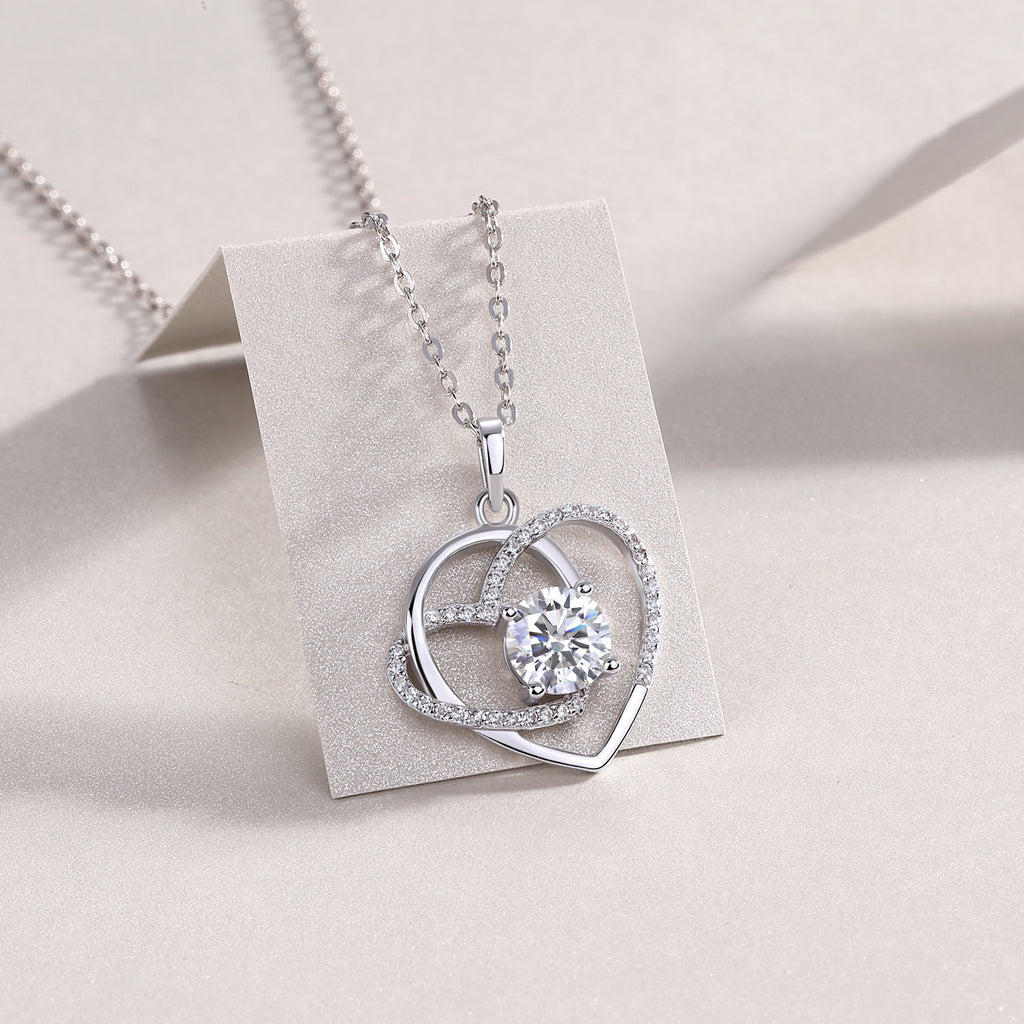 Light Luxury Jewelry Pendant Necklace Set  S925 Silver