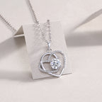 Light Luxury Jewelry Pendant Necklace Set  S925 Silver