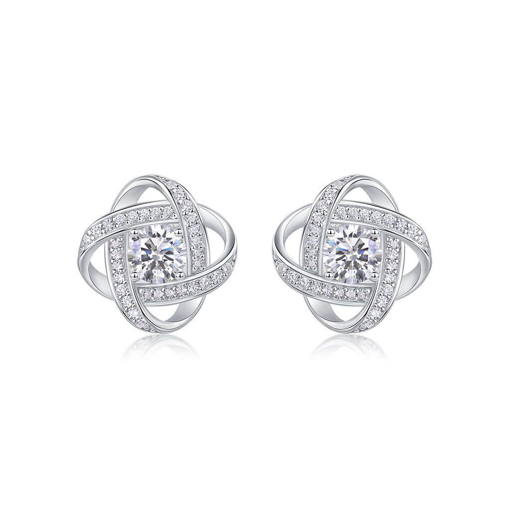 Earrings Set With 0.5-carat Stud Earrings,