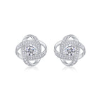 Earrings Set With 0.5-carat Stud Earrings,