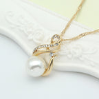 Pearl Necklace And Earrings Se