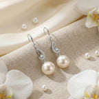 925 Sterling SilverPearl Drop Earrings
