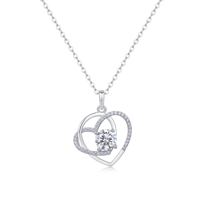 Light Luxury Jewelry Pendant Necklace Set  S925 Silver