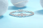 1-carat y Silver Bracelet Set Moissanite, S925 Silver