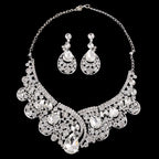 Rhinestone ,  Crystal, Necklace Earrings Two Sets