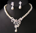 pearls, necklaces, earrings, jewelry sets