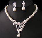 pearls, necklaces, earrings, jewelry sets