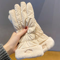 Women's Warm Korean-style Touch Screen Riding Gloves