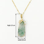 925 Sterling Silver Exquisite Carved Green Jadeite Pendant