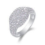 A Wedding Ring Set With  S925 Silver