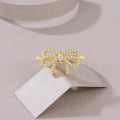 Silver Ring Set With  Moissanite, S925 Silver