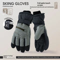 Womens Fleece-Lined Cold-Weather Five-Finger Cycling Gloves