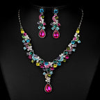 Western Wedding Bride Necklace Earrings