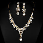 Western Wedding Bride Necklace Earrings