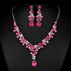 Western Wedding Bride Necklace Earrings