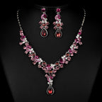 Western Wedding Bride Necklace Earrings