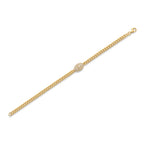 Silver Bracelet Is S925 Silver-plated With Gold