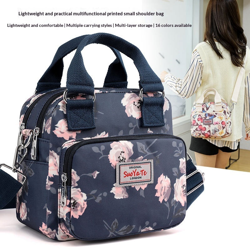 Printed Travel Water-Resistant Casual Tote Bag