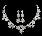 Korean crystal necklace, two sets of bridal jewelry
