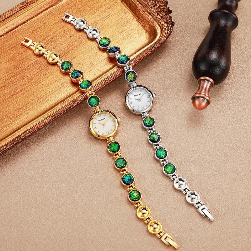 Light Luxury Pearl And Malachite Elegant Womens Watch