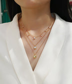 1-carat Luxury  Silver Pendant Necklace  S925 Silver