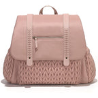 Large-Capacity Stylish Insulated Quilted Mommy Backpack For Outdoor Travel