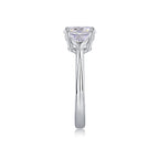2-carat S925 Silver Diamond Wedding Ring.