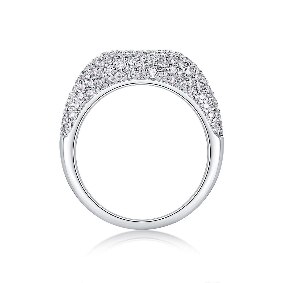 A Wedding Ring Set With  S925 Silver