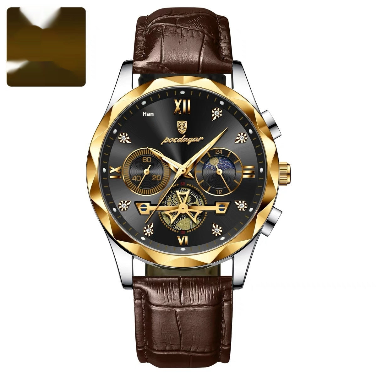 Mens Waterproof Multifunctional Watch