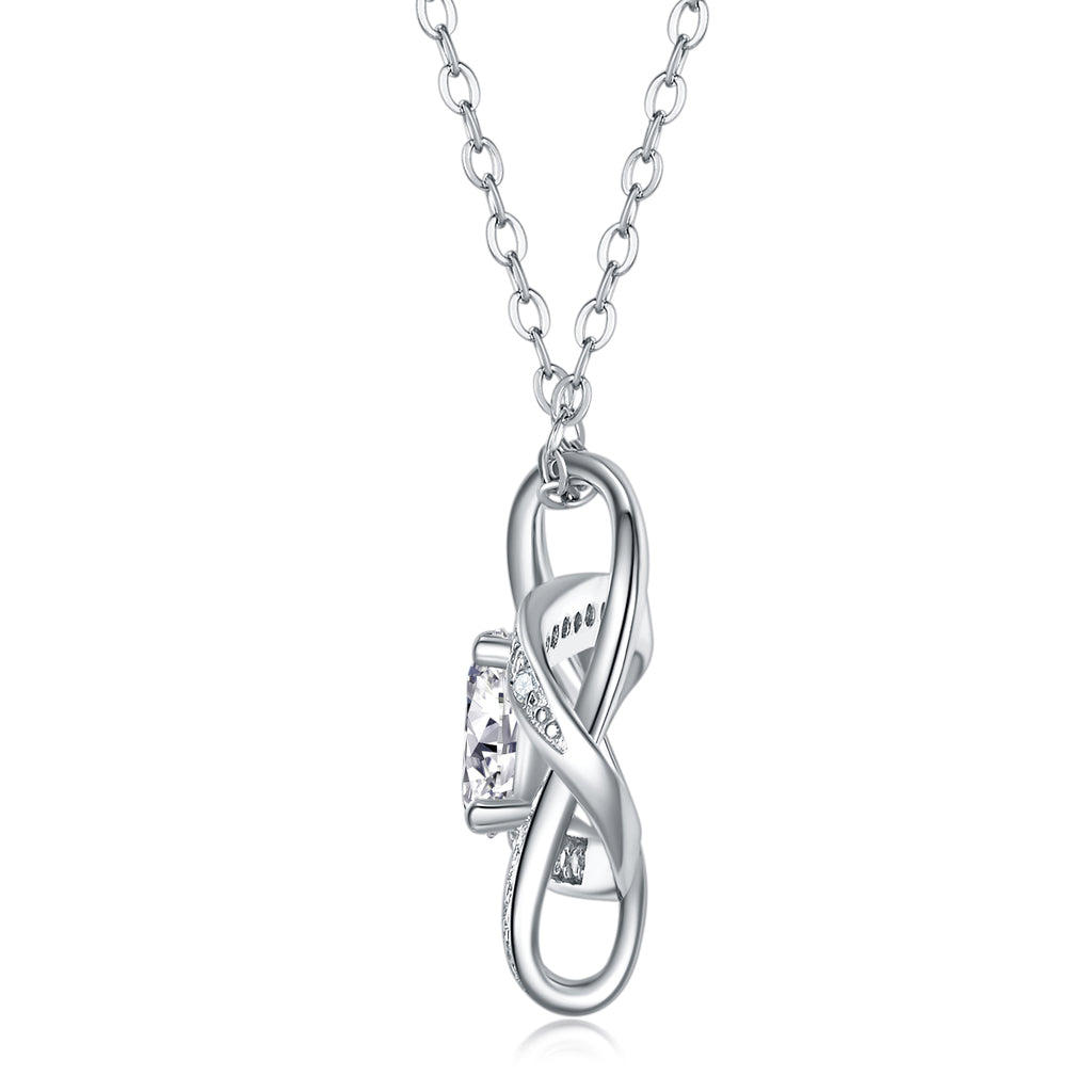 , Silver Pendant Necklace S925, Silver-