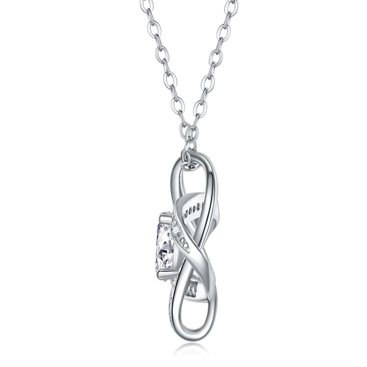 , Silver Pendant Necklace S925, Silver-