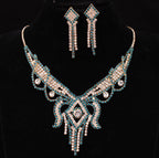 butterfly necklace, Earrings Set Bridal Jewelry