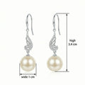 925 Sterling SilverPearl Drop Earrings