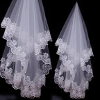 Bridal Veil Lace  Headdress Super Mori