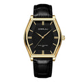 Barrel-shaped Waterproof Leather Watch